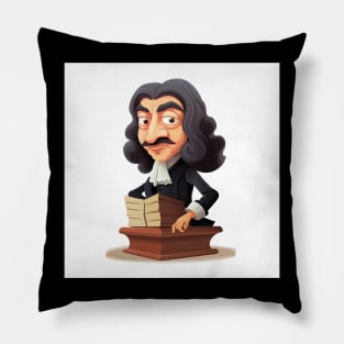 René Descartes Pillow