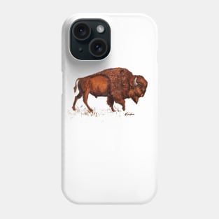 Brown Buffalo Bison Phone Case