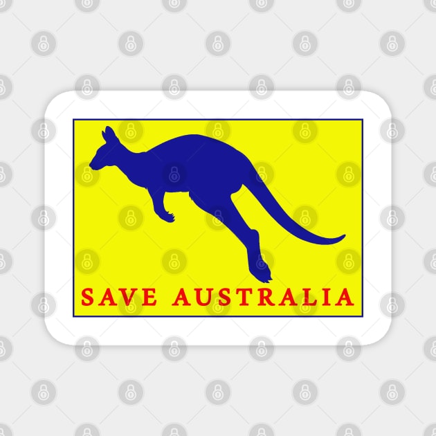 Save Australia Magnet by psninetynine