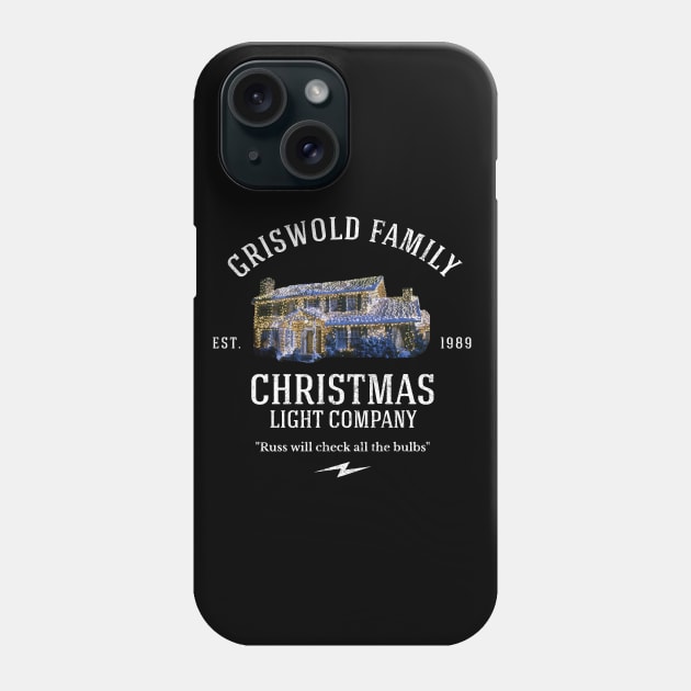 Griswold Family Christmas Light Company Phone Case by BodinStreet