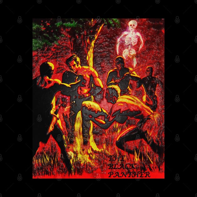 The Black Panther - Spirit from the Fire (Unique Art) by The Black Panther