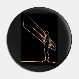 Angel of the north Glowing Pin