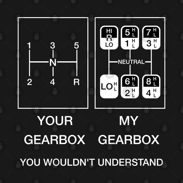Discover Your gearbox, my gearbox. - Trucker - T-Shirt