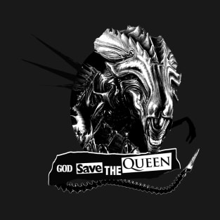 God save the Queen: Alien T-Shirt