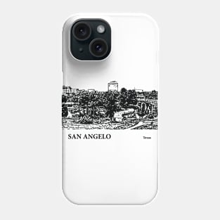 San Angelo Texas Phone Case