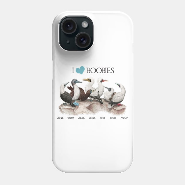 I Heart Boobies Phone Case by JadaFitch