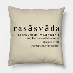 Rasāsvāda Pillow