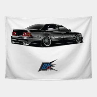 lexus ls400 black Tapestry