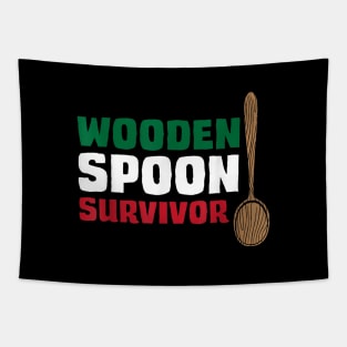 Wooden spoon survivor Tapestry