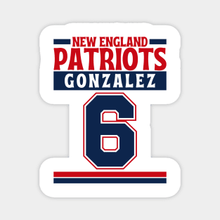 New England Patriots Gonzalez 6 Edition 3 Magnet