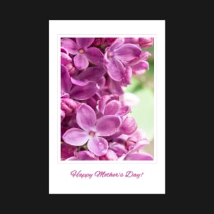 Purple Lilac for Mother's Day Greeting Card T-Shirt
