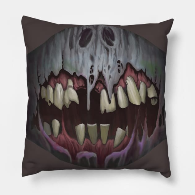 Zombie Smile Mask & Pillow by BeveridgeArtworx