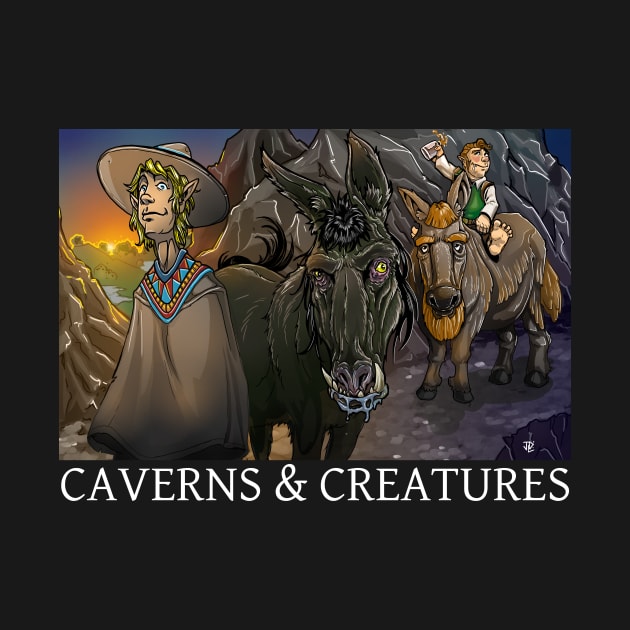 Caverns & Creatures: Donkey Dave and Cooper by robertbevan