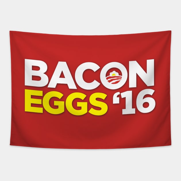 Bacon Eggs 2016 Tapestry by LavaLamp