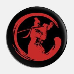 Sekiro Shadows Die Twice Enso Silhouette Red Pin