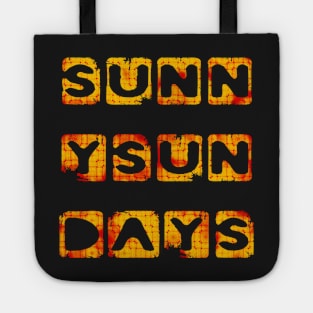 Sunny Sun Days Sundays Sunshine Tote