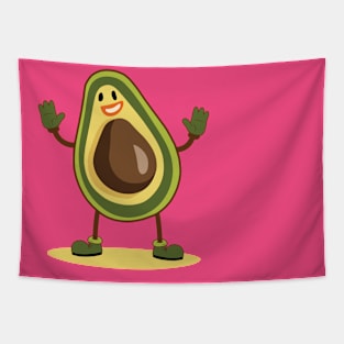 Hug An Avocado Friend Tapestry