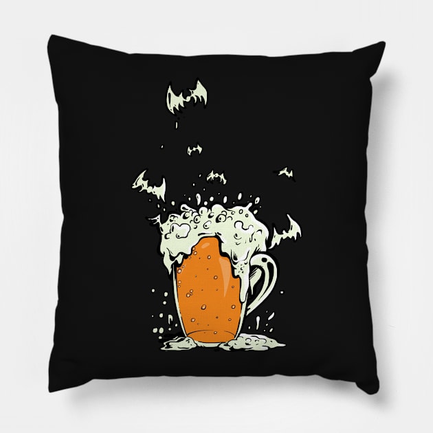 Halloween Beer Pillow by TomiAx