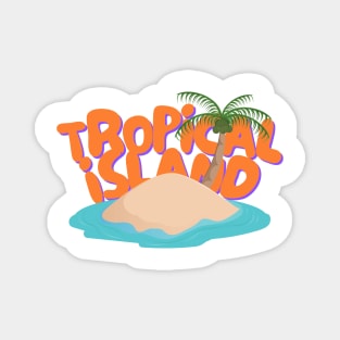 Tropical Island Magnet