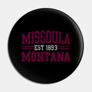 Missoula Montana Missoula Text Pin