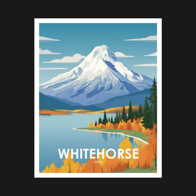 WHITEHORSE by MarkedArtPrints