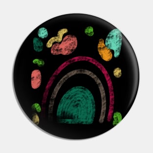 Rainbow kids Pin