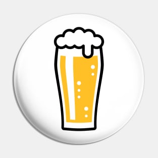 Beer Glass (Beer Drinker / Pale Ale / 2C) Pin