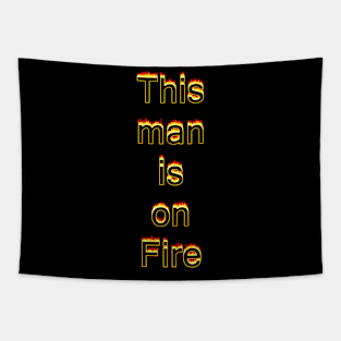 Man on Fire Tapestry