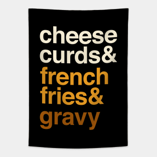 Deconstructed Poutine: cheese curds & french fries & gravy - Foods of the World - Canada Tapestry