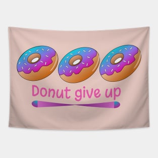 Donut Give Up Tapestry