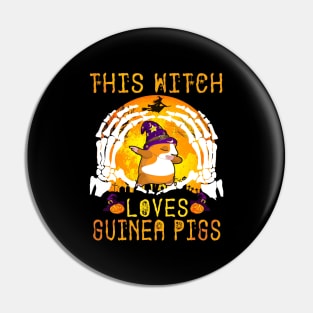 This Witch Loves Guinea Pigs Halloween (113) Pin