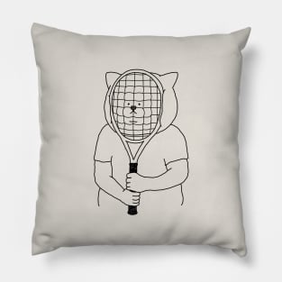 Racket Cat Pillow