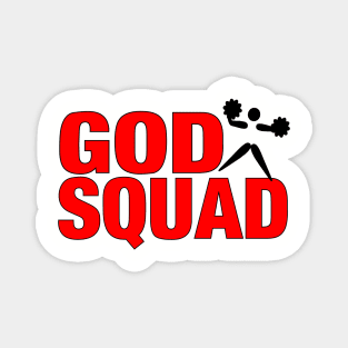 GOD SQUAD - Cheerleader Red Magnet