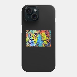 Abstract Lion Phone Case