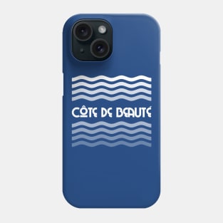 Cote de Beaute, France (white) Phone Case