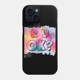 r u ok | are you ok | ru ok Phone Case