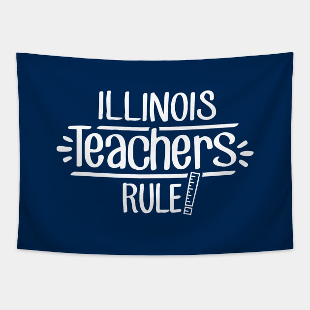 Illinois Teachers Rule Tapestry by TheStuffHut