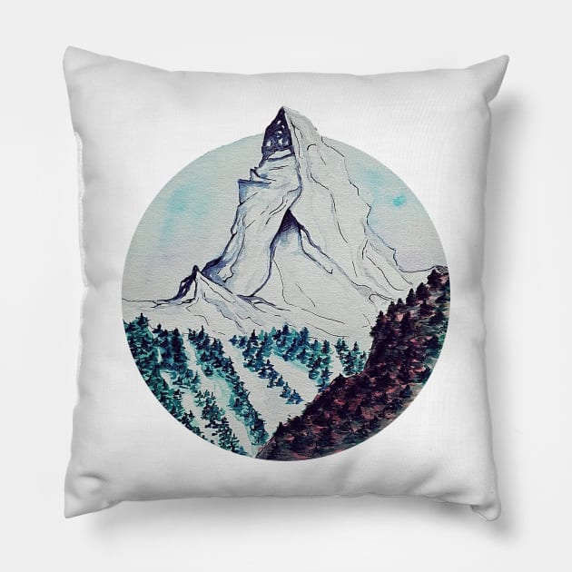 Matterhorn Pillow by DaniMej