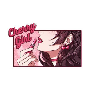 Cherry girl makeup T-Shirt