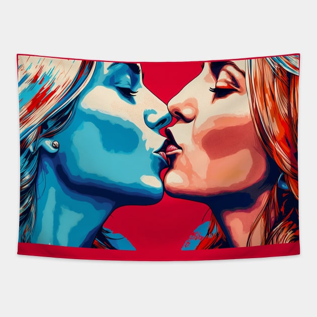 Love is Love - Femmes Tapestry by Corrie Kuipers