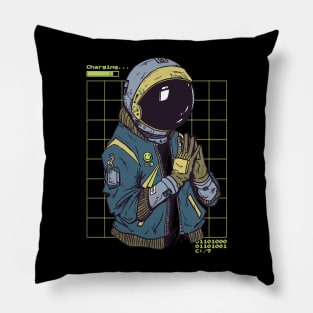 Punk Astronaut Space Traveller Pillow