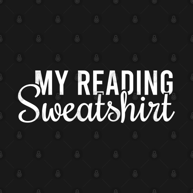 My Reading Sweatshirt by Blonc