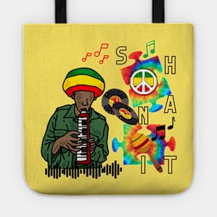 Colorful Shanti Music Tote