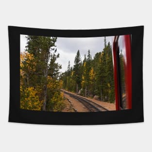 Pikes Peak Cog Rail Colorado Autumn Tapestry