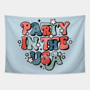 Party in the usa Tapestry