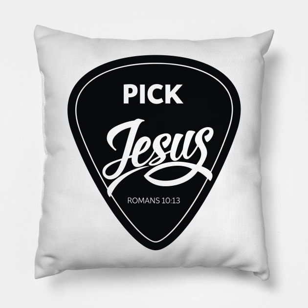 Pick Jesus Christian Pillow by worshiptee