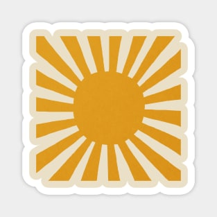 Retro sunrise Magnet