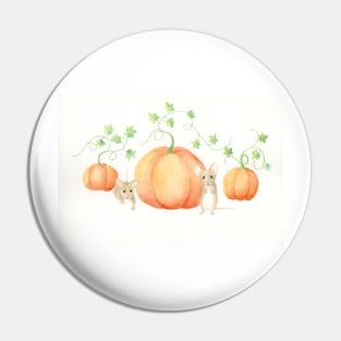 Mice and Pumpkins Pin