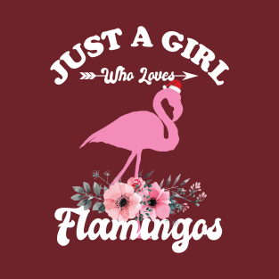 Just A Girl Who Loves Flamingos T-Shirt