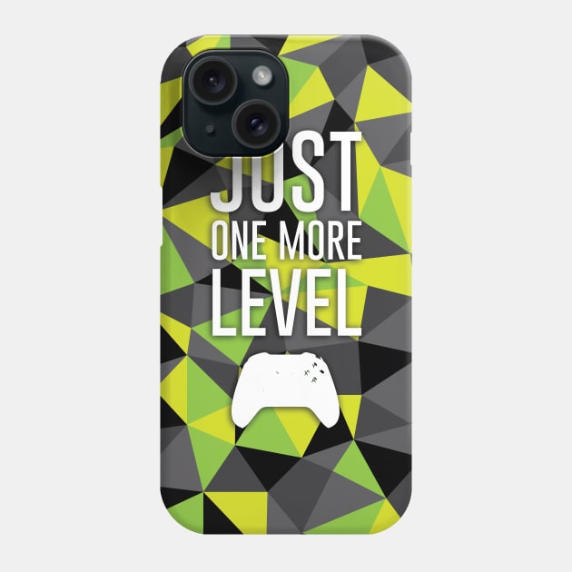 Gamer Just One More Level Phone Case by polliadesign